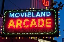 L'enseigne Movieland Arcade