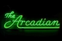 Image of the Arcadian Hall Sign