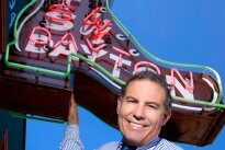 Image of Dayton Boots sign